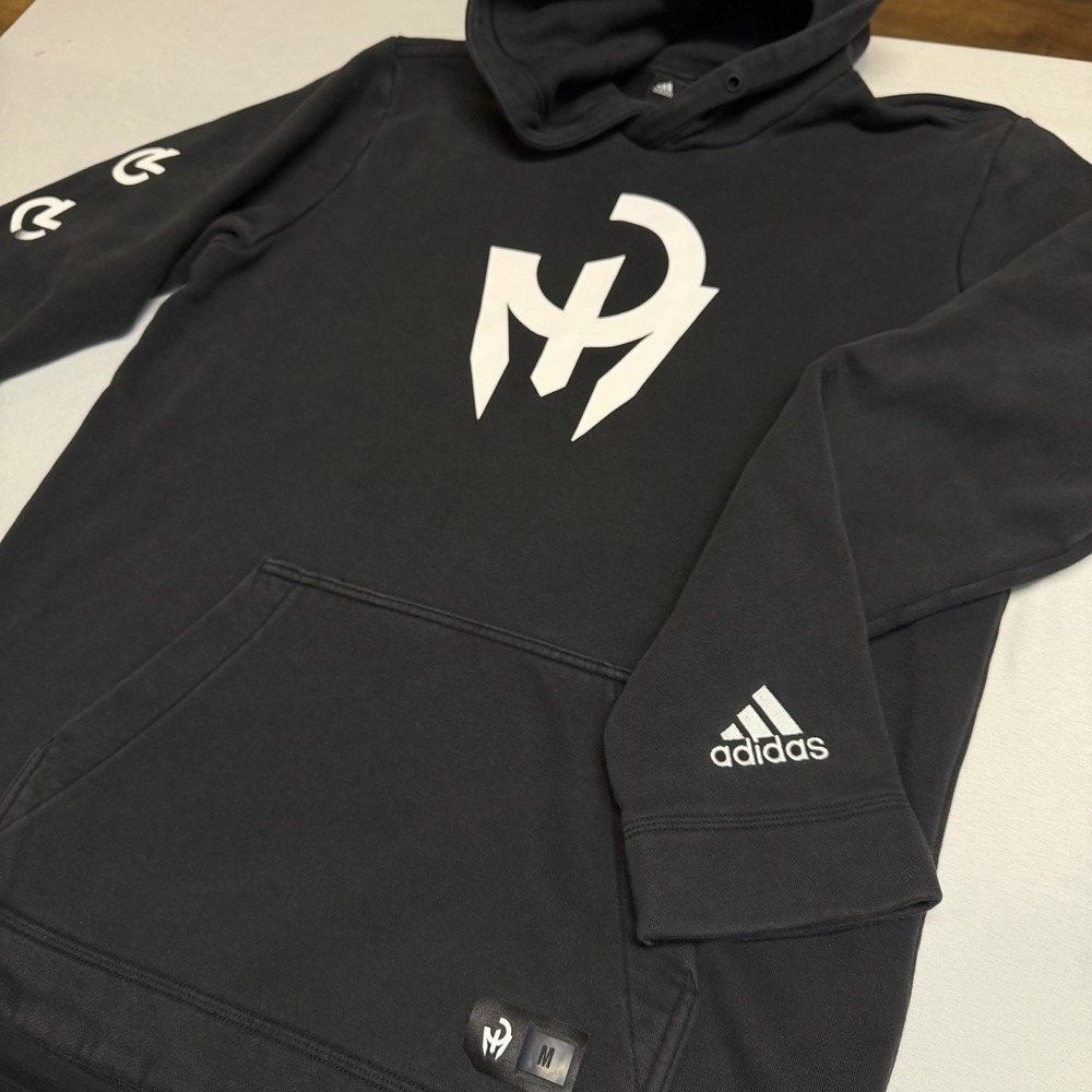 Adidas Patrick Mahomes Pullover Hoodie Sweatshirt Men's Medium Black KC Chiefs